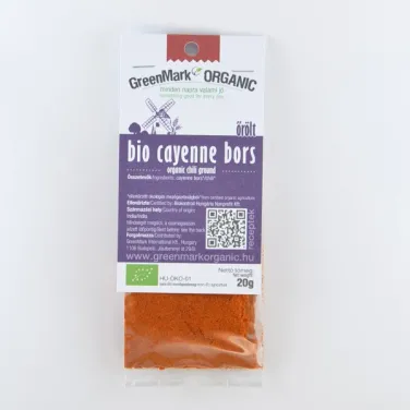 bio Cayenne bors, őrölt 20g