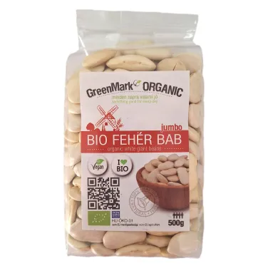 bio Fehér bab jumbo 500g