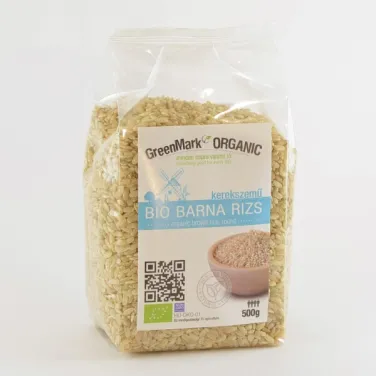 bio Rizs Barna kerekszemű 500g