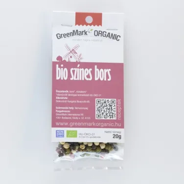 bio Színes bors, 20 g